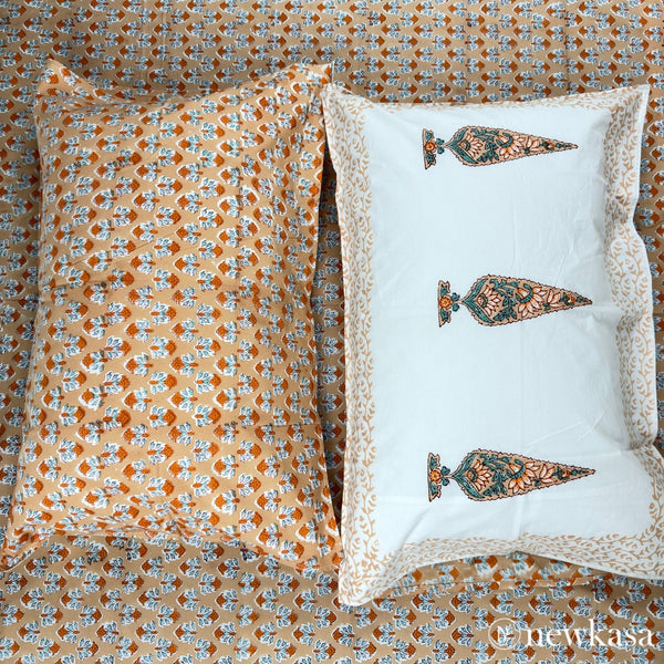 KANAKBAAG – Handblock Cotton Bedsheet | Queen 90×108 | King Size 108*108