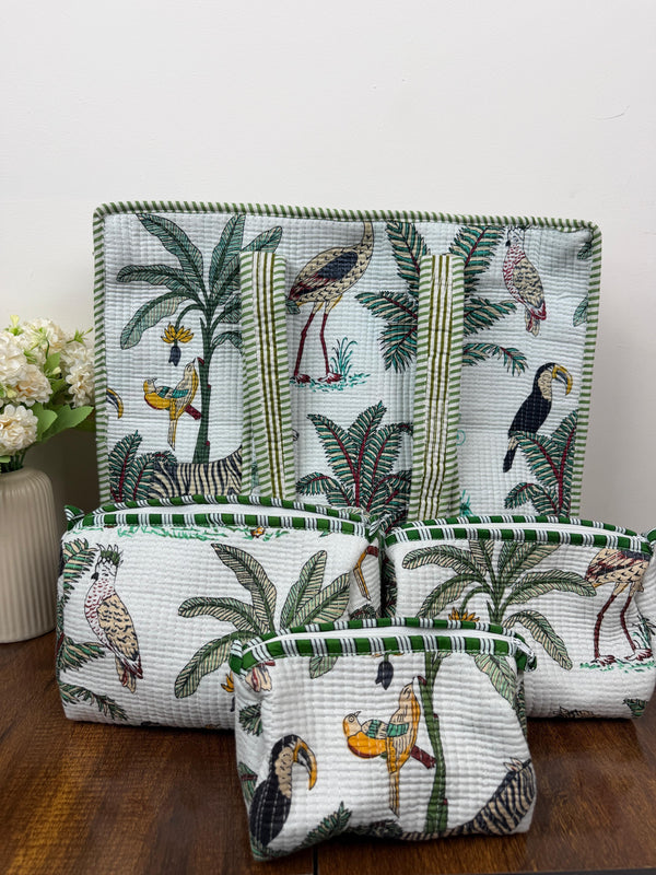 Exotic Jungle Print Tote Bag