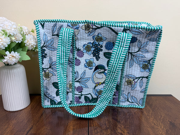 Madhuban Pushp Quilted Tote Bag