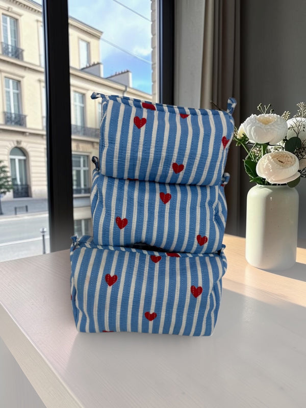 Sky Heart Pouch Set