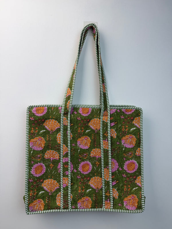 Forest Blossom Luxe Tote Bag