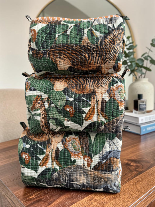 Quilted Pouch Trio - Wild Haven