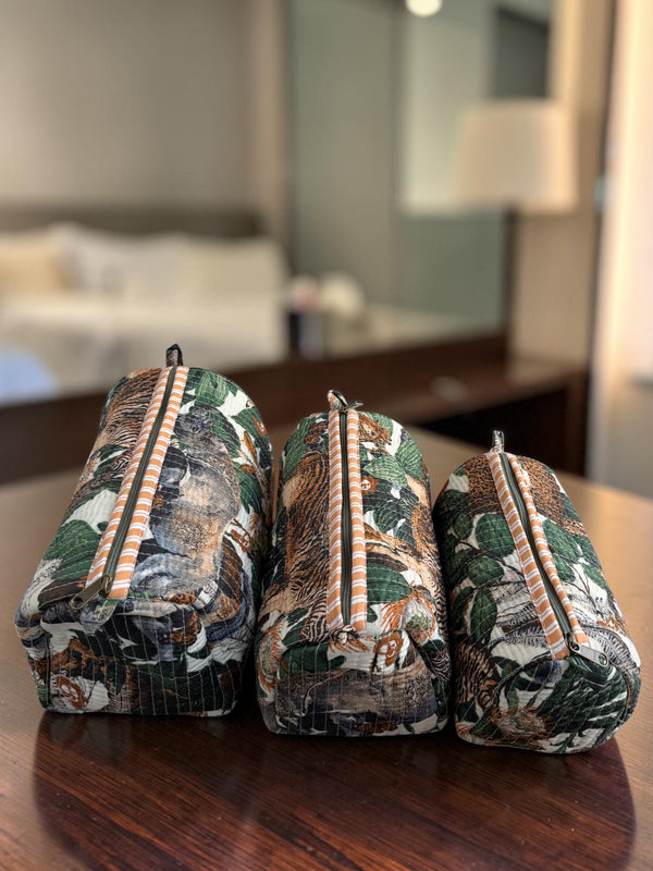 Quilted Pouch Trio - Wild Haven