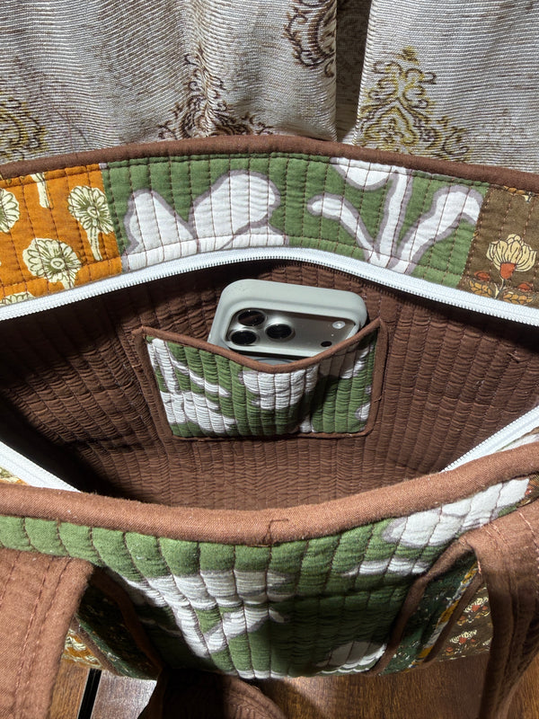 Earthy Floral - Tote Bag