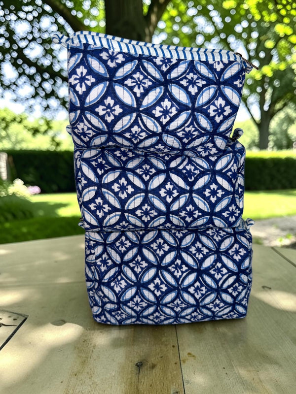 Neel Jharokha Pouch Set