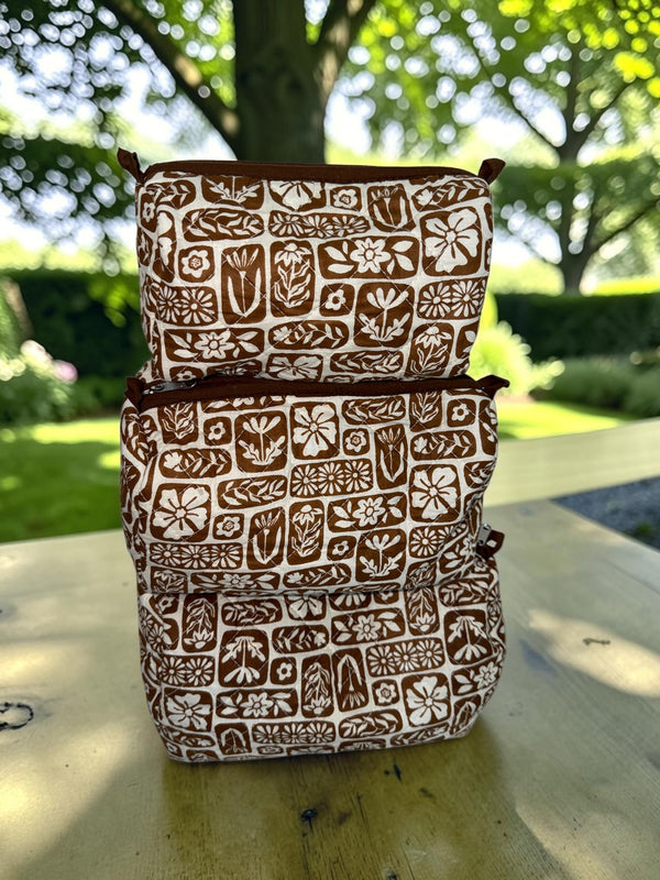 Desert Mosaic Pouch Set of 3