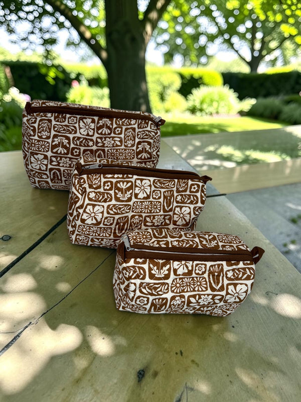 Desert Mosaic Pouch Set of 3