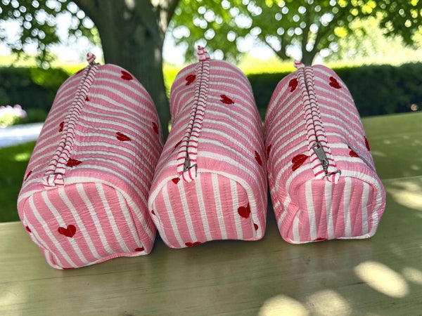 Candy Hearts Pouch Set of 3