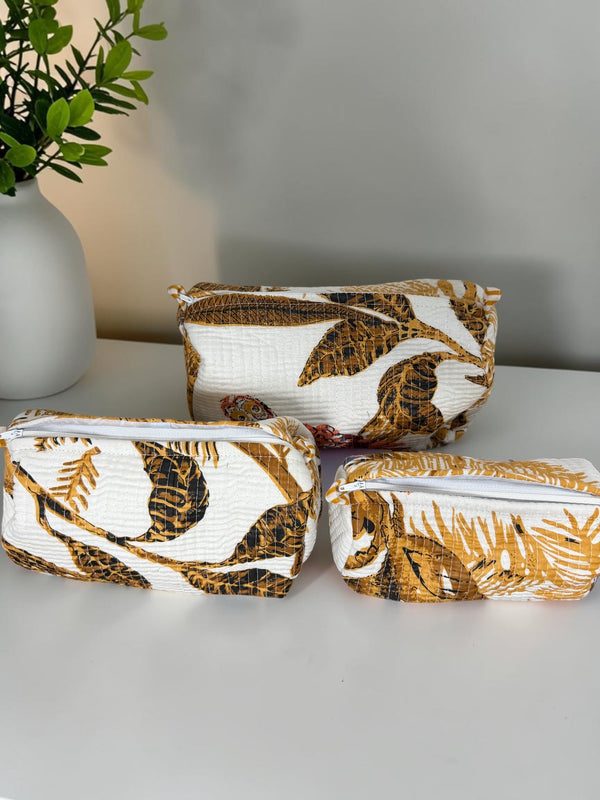 Quilted Pouch Trio – Desert Botanica