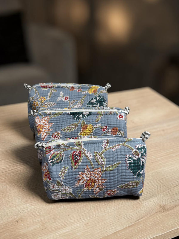 Quilted Vanity Set - Misty Bloom
