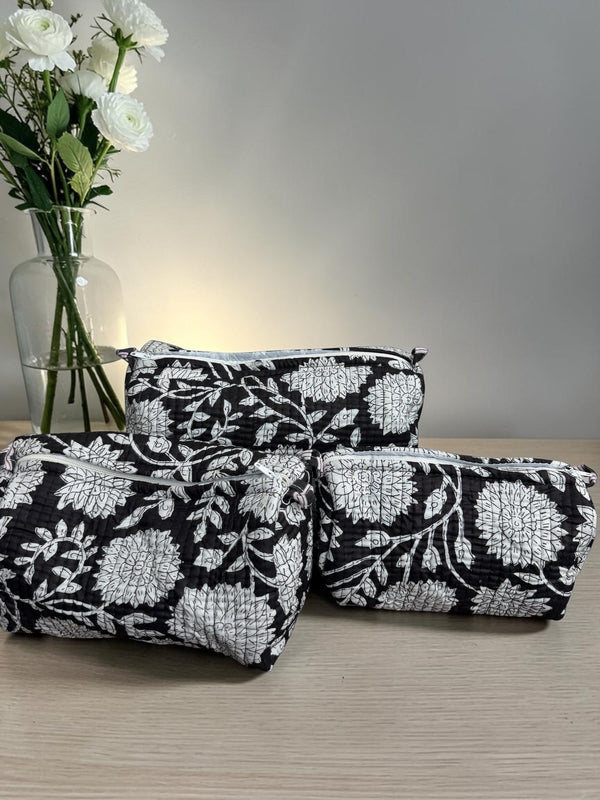 Quilted Pouch Trio - Classic Bloom