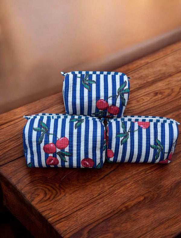 Quilted Vanity Set - Coastal Cherry