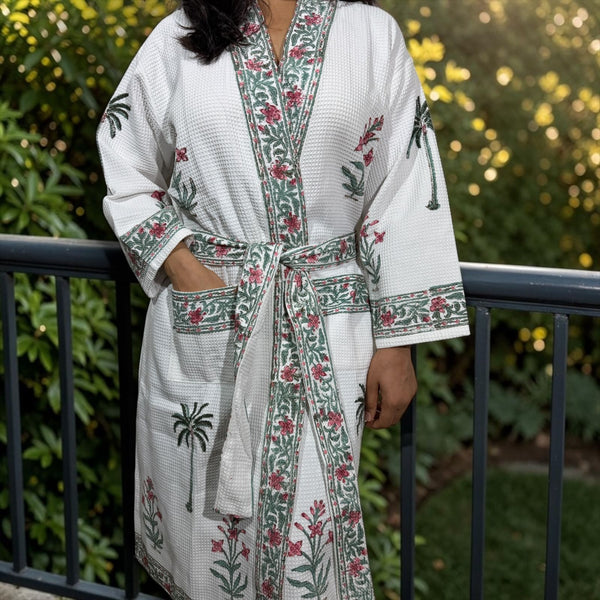 Forest Bloom Bathrobe