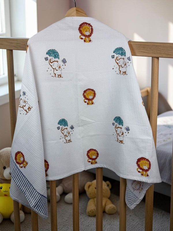 Simba’s Safari Waffle Baby Towel (30*60)