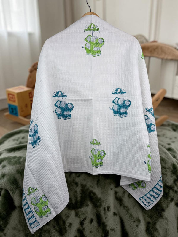 Rainy Roro Waffle Baby Towel (30*60)