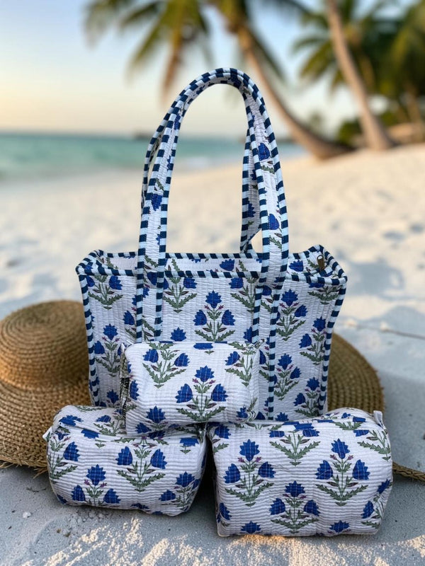 Neelkamal Quilted Tote Bag