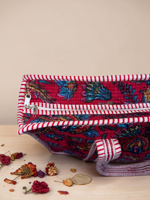 Quilted Tote Bag - Laal Rangrez