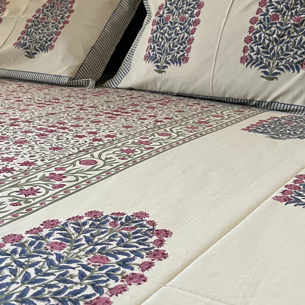 GULMOHAR NOOR PERACLE COTTON BEDSHEET (KING SIZE 108*108) - newkasa