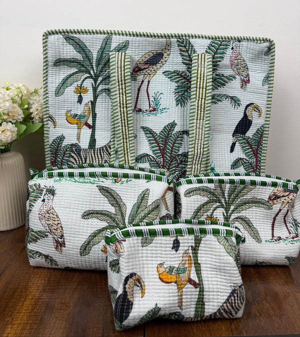 Exotic Jungle Print Tote Bag