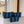 Blue stripe pouch set