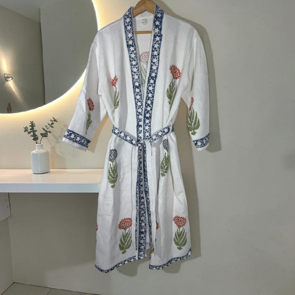 Indigo Bloom Bathrobe