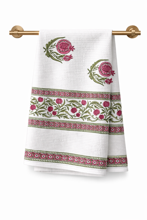 Anar Bagh - Jaipuri Cotton Waffle Bath Towel (30*60)
