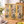 Quilted Tote Bag with Inner Pocket - Yellow Forest