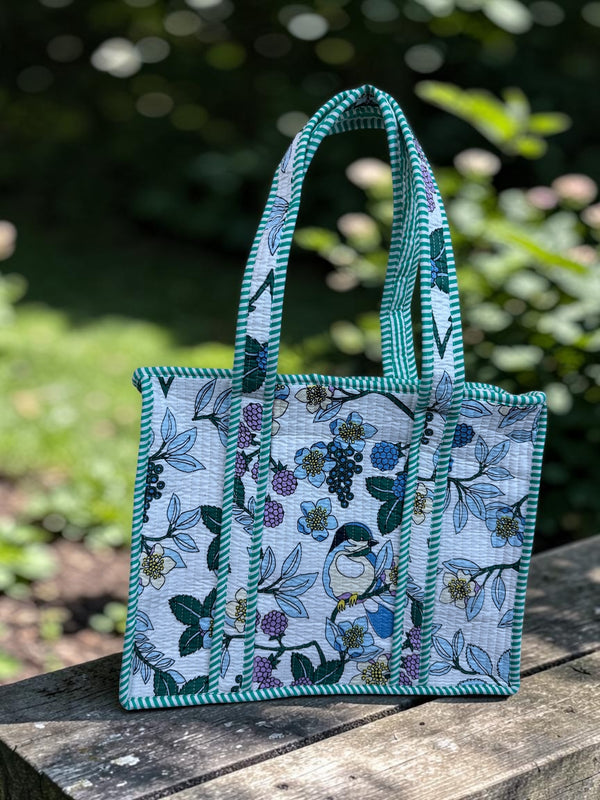 Madhuban Pushp Quilted Tote Bag