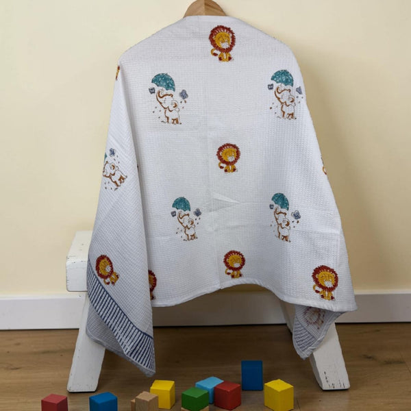 Simba’s Safari Waffle Baby Towel (30*60)