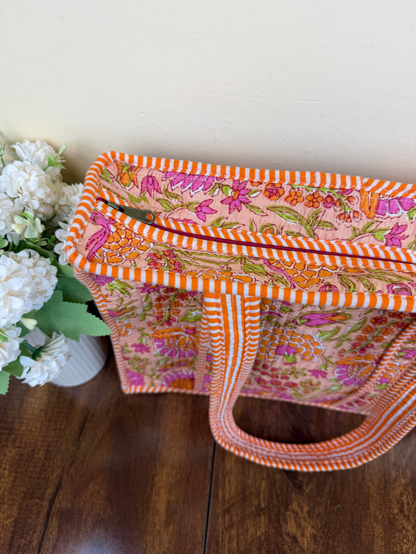 Gulbahar Peach Tote Bag