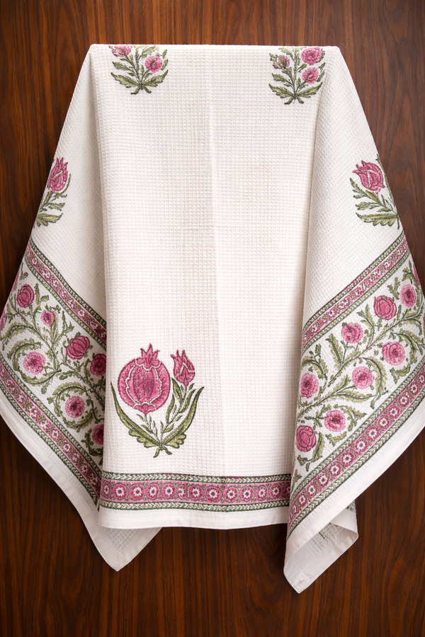 Anar Bagh - Jaipuri Cotton Waffle Bath Towel (30*60)