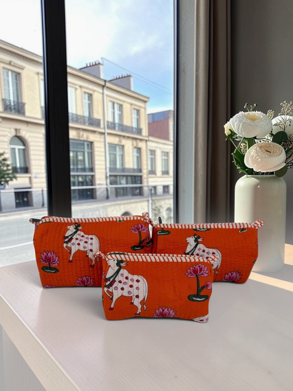 Pichwai art Pouch Bag