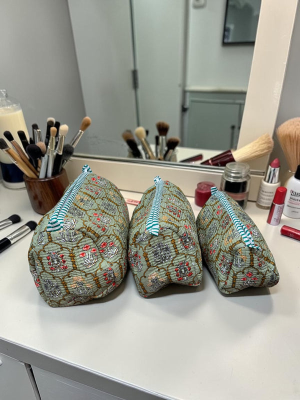 Quilted Vanity Set - Floral Haven