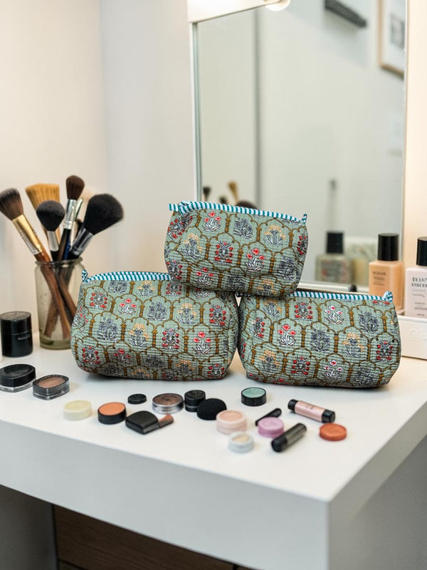 Quilted Vanity Set - Floral Haven