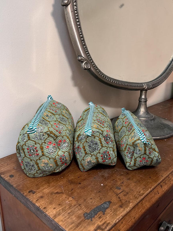 Quilted Vanity Set - Floral Haven