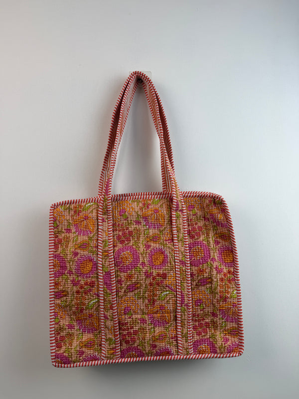 Gulbahar Peach Tote Bag