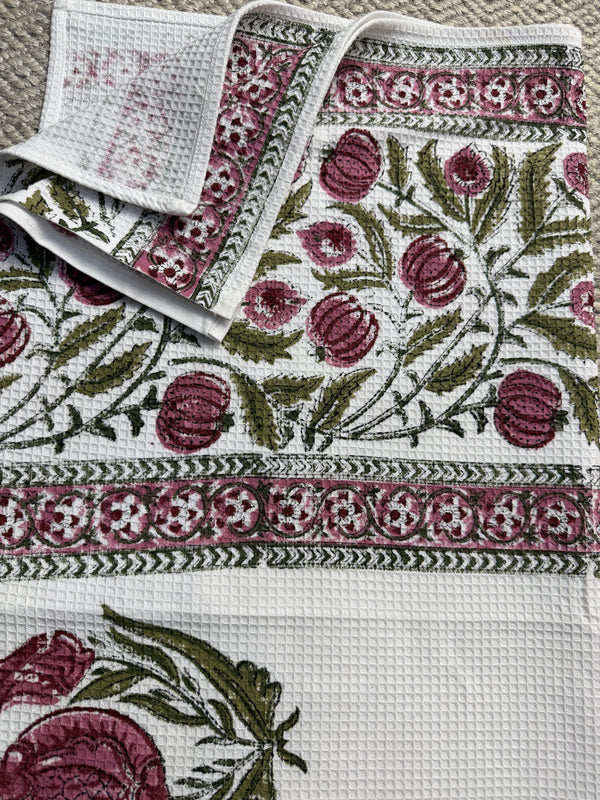 Anar Bagh - Jaipuri Cotton Waffle Bath Towel (30*60)