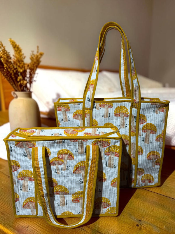 Mushroom Meadow  Tote Bag