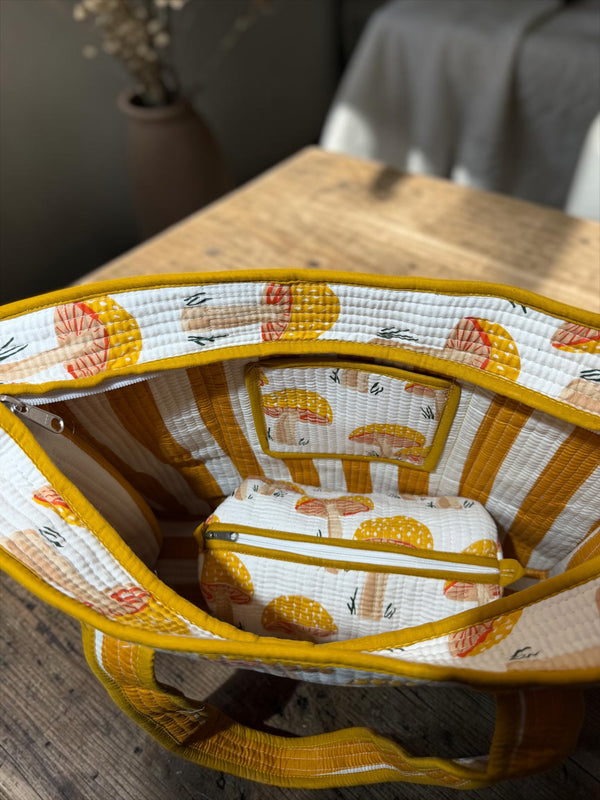 Mushroom Meadow  Tote Bag
