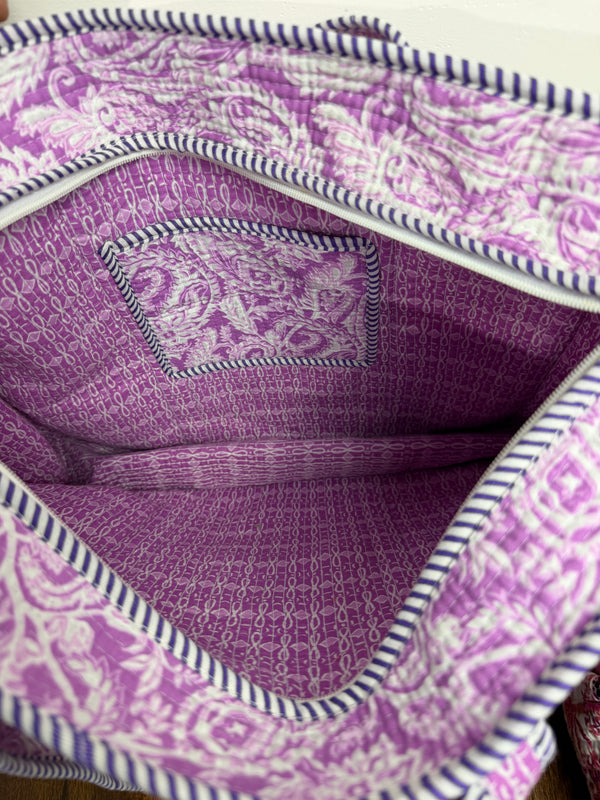 Quilted Tote Bag - Rangrez Paisley
