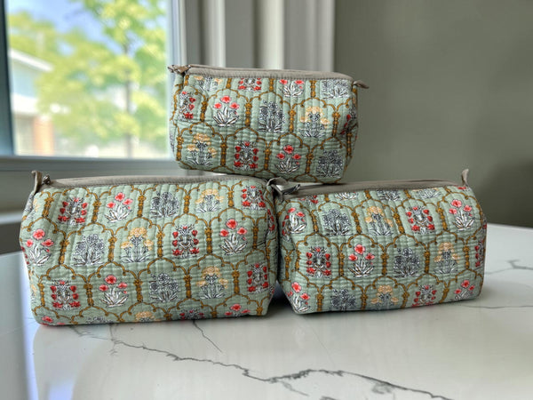 Floral Haven - 3- Pouch set