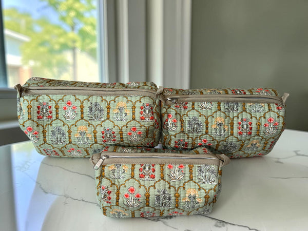 Floral Haven - 3- Pouch set