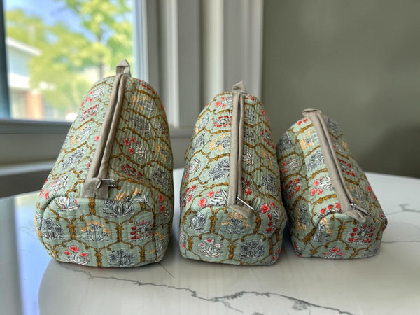 Floral Haven - 3- Pouch set