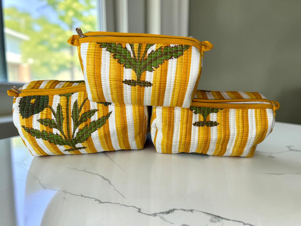 Palm Haven -  Pouch Set