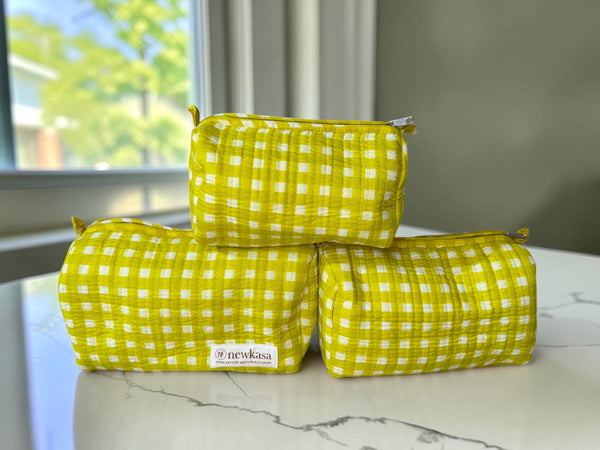 Olive Check - Pouch Set