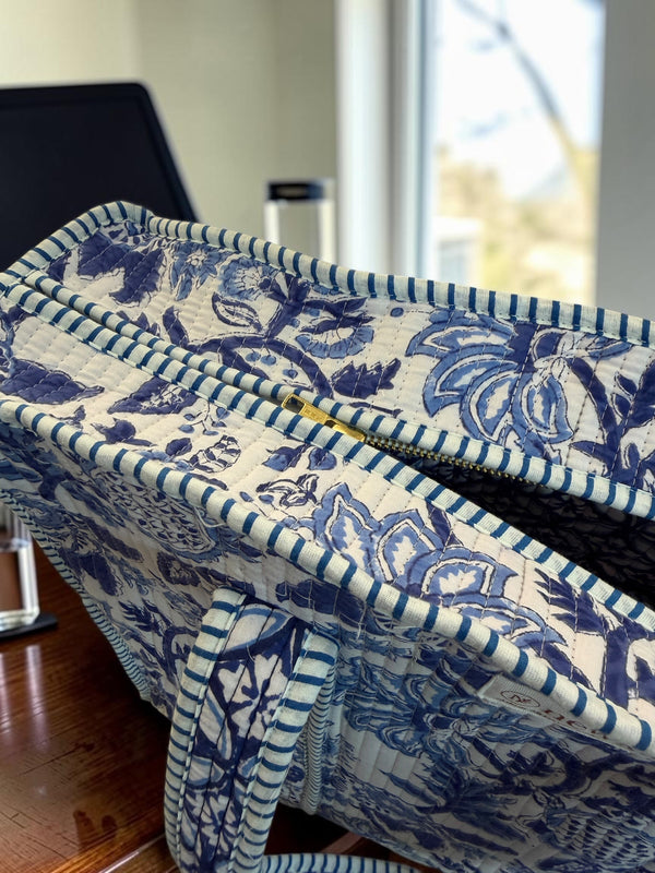 Indigo Heritage Tote Bag - Handblock