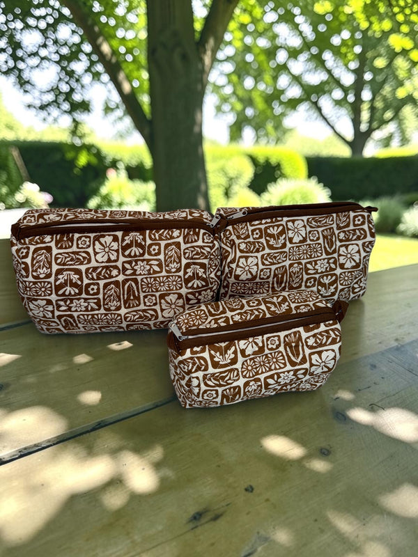 Desert Mosaic Pouch Set of 3
