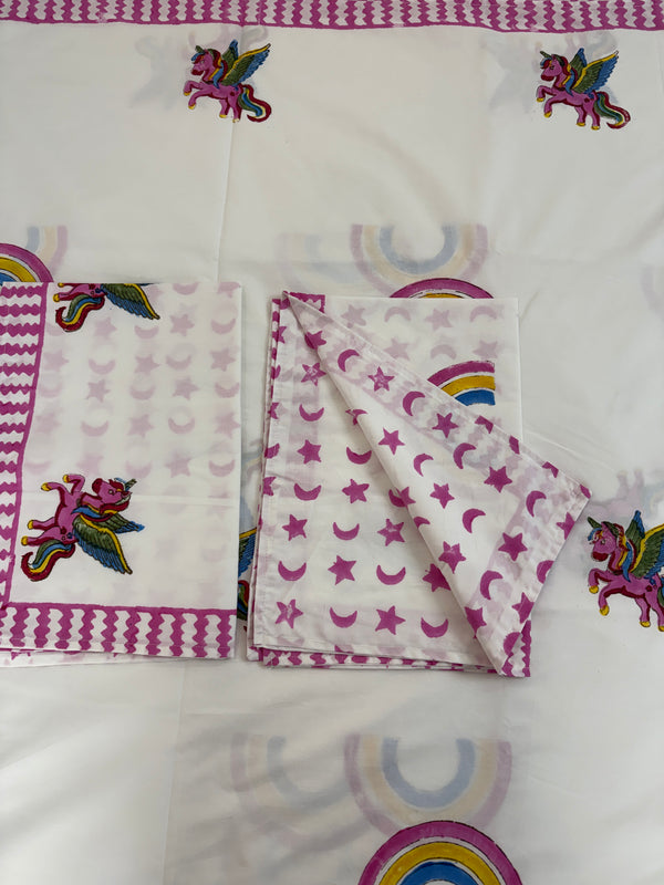 Magic Dreams Unicorn Kids Bedsheet