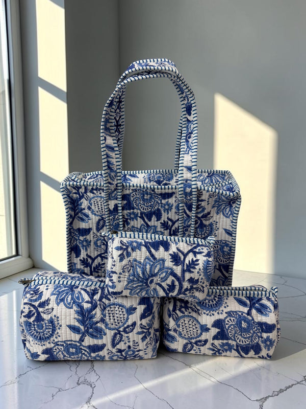 Indigo Heritage Tote Bag - Handblock