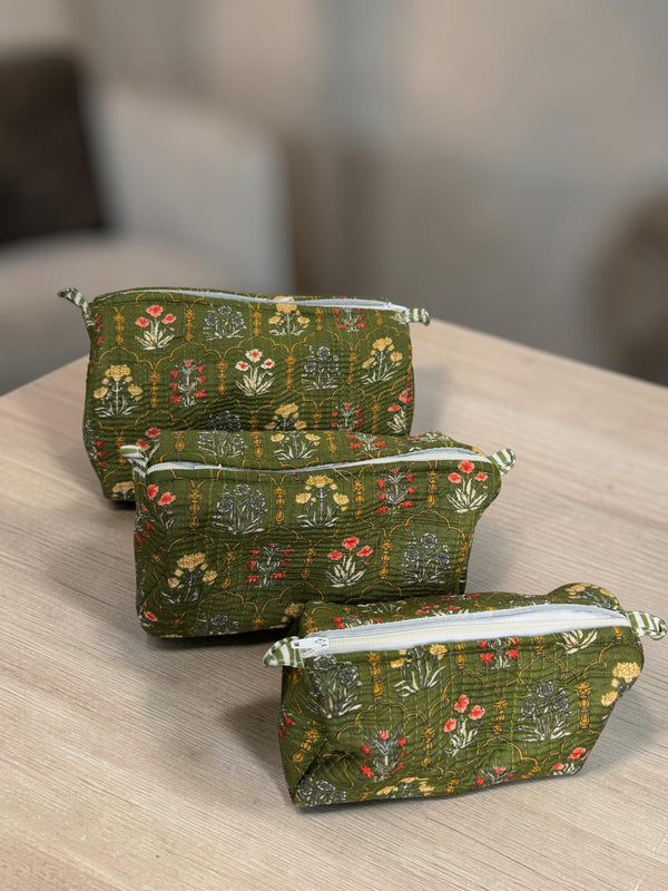 Quilted Vanity Bags – Nature Story